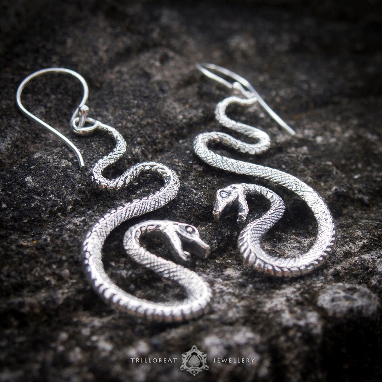 Cobra Snake Earrings