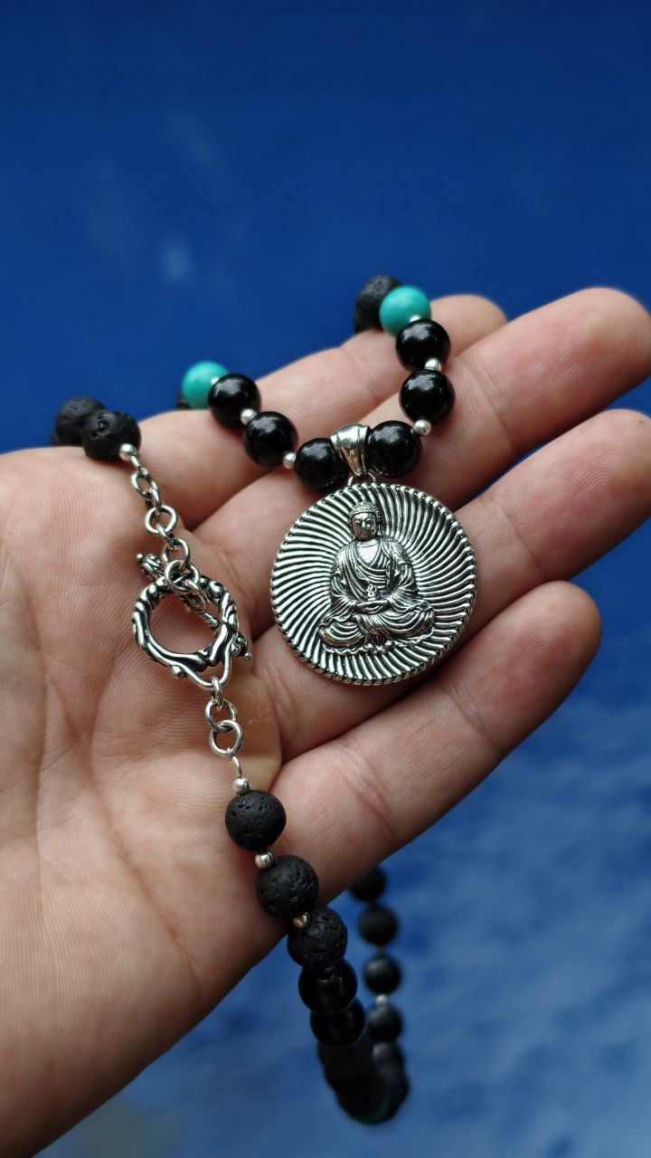 Silver Buddha Necklace