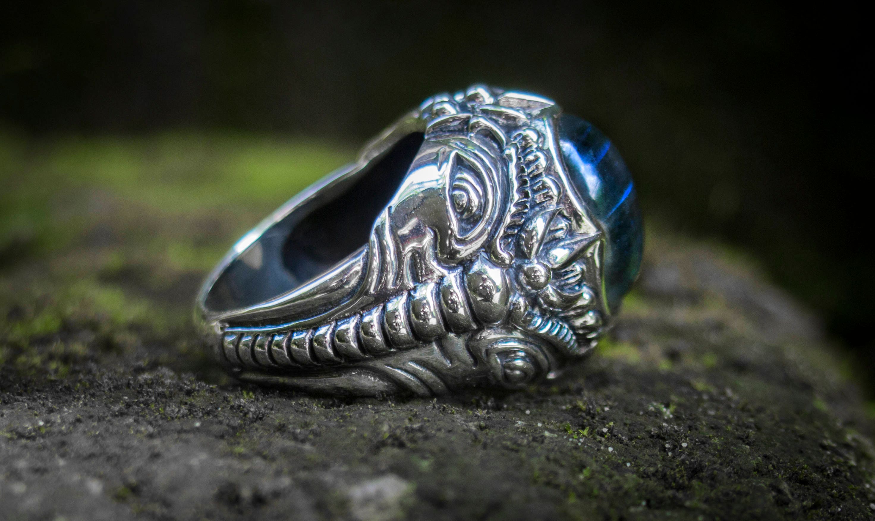 Silver Elephant Ring 'Ganesha' | Ganesha Ring Silver | Elephant Jewelry | Massive Ring | Elephant Rings | Animal Ring | Animal Ring Men