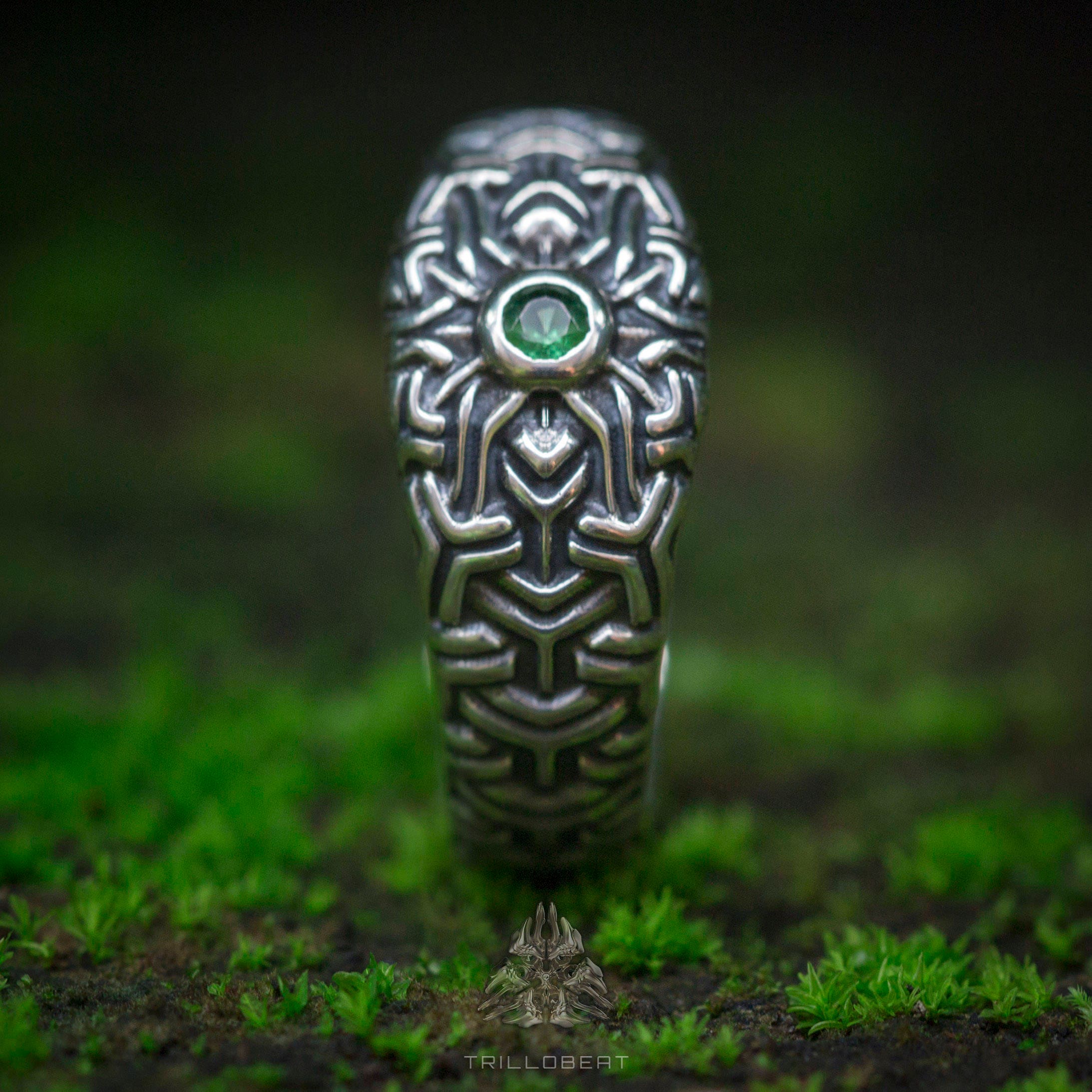 Silver Mandala Ring | Mandala Jewelry | Geometric Ring | Spiritual Jewelry | Sacred Geometry