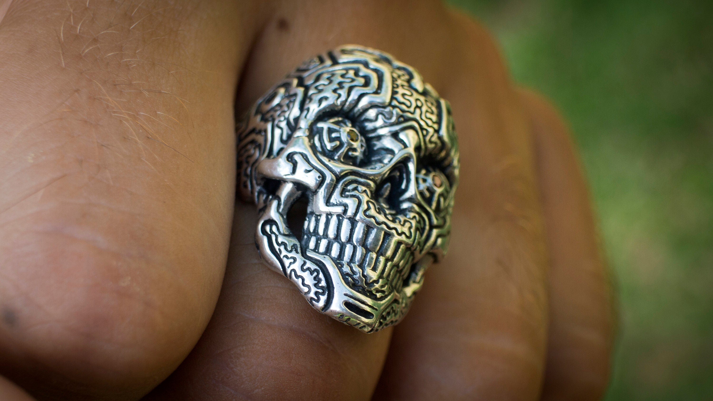 Skull Ring 'Shipibo'