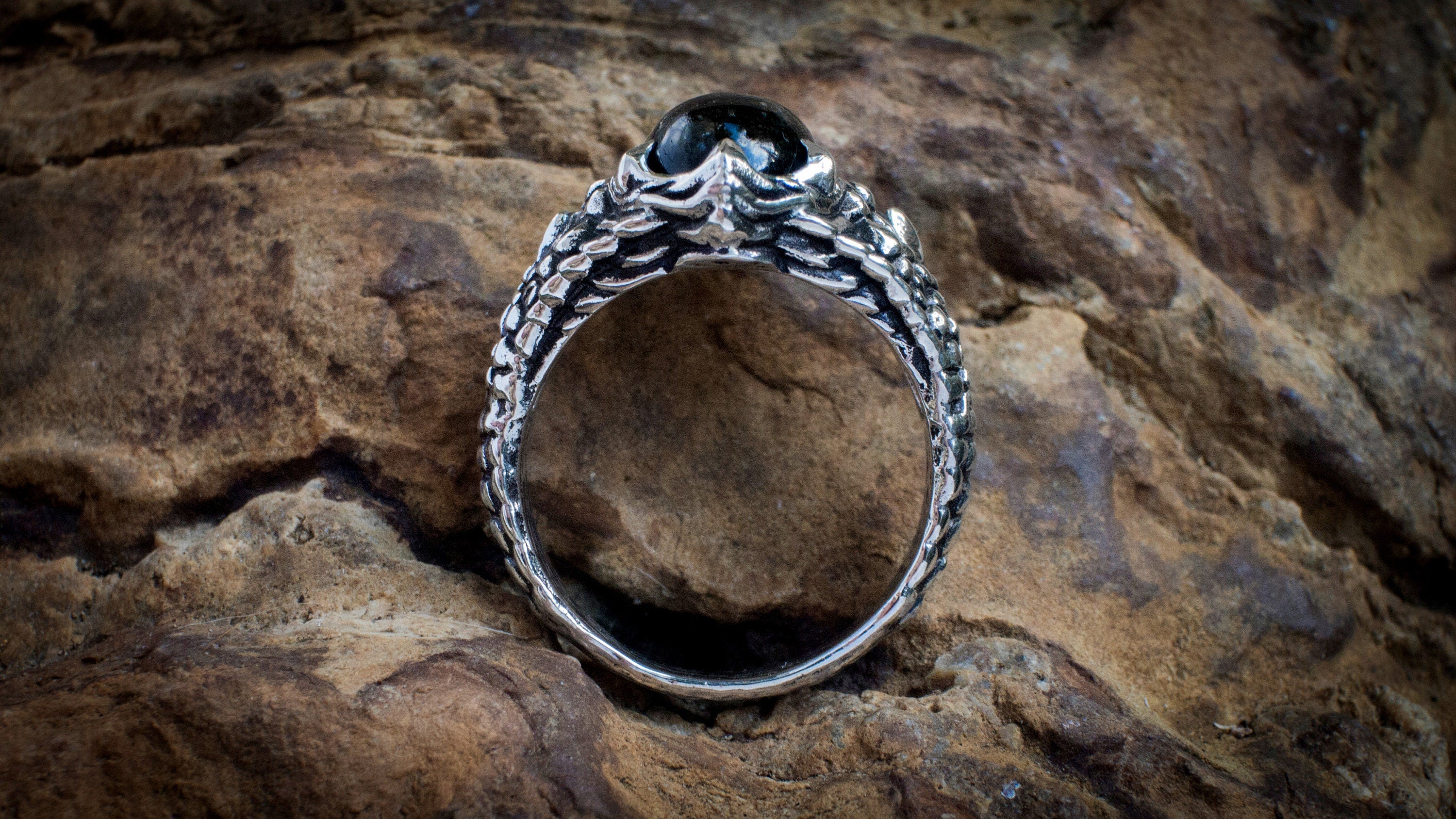 Dragon ring 'Dragon Claw' | Dragon Claw ring | Dragon Jewelry | Scales ring | Cool Mens Rings