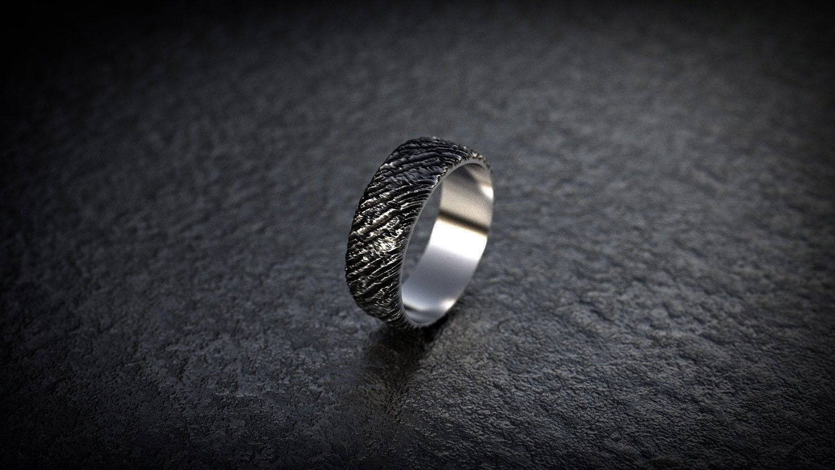 Tree Bark Ring | Wood Bark Band | Tree bark wedding band | Rustic Wedding Band | Rustic Wedding Ring | Textured ring