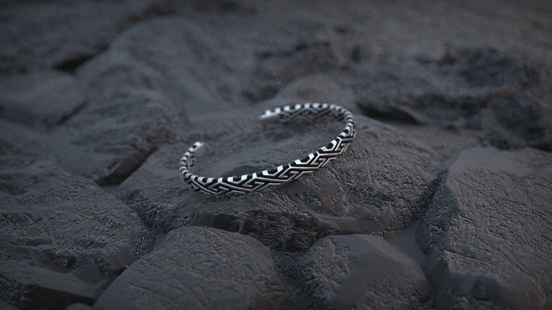 Silver Bangle Bracelet | Silver Cuff Bracelet | Mens Cuff Bracelet