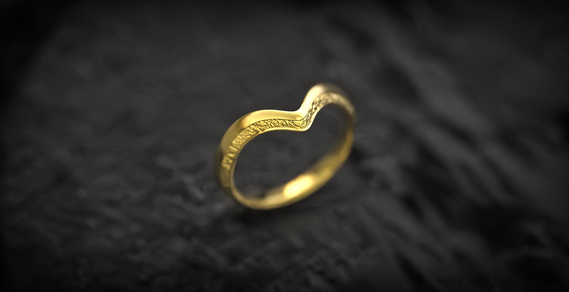 Solid 14k Gold Delicate V Ring | Unique Engagement Ring | Minimalist Gold Jewelry | Dainty 14k Gold Stacking Ring | Gold Band Ring