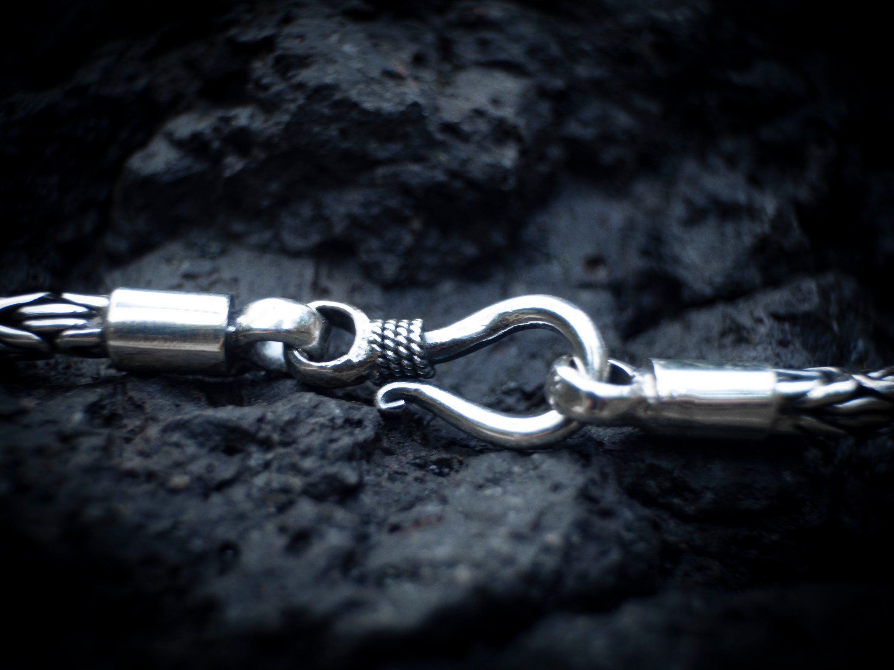 Solid Silver Bali Byzantine Chain | 2.5mm Byzantine Chain | Bali Silver Chain