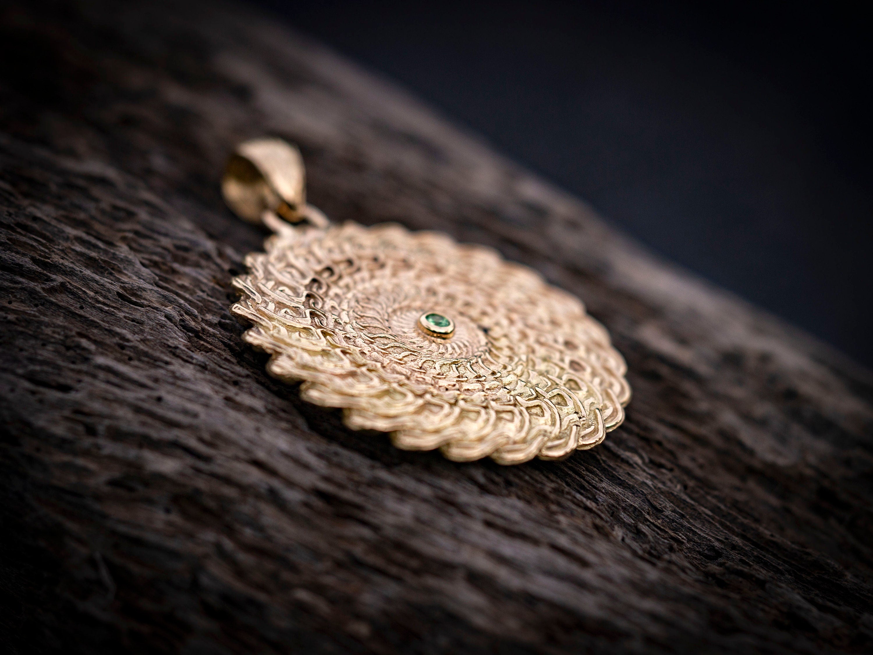 14K Gold Tree of Life Pendant
