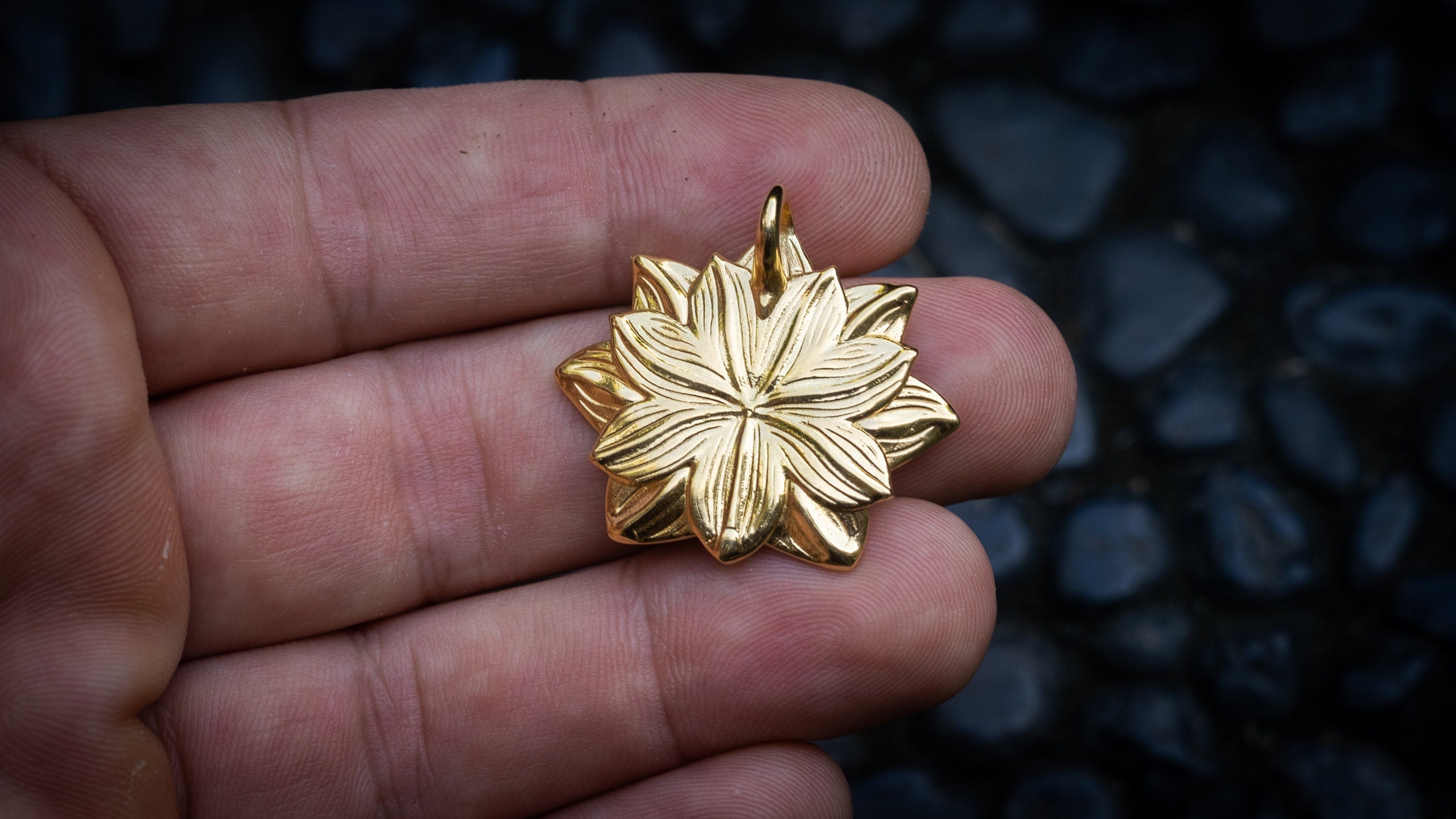 Lotus Flower Pendant
