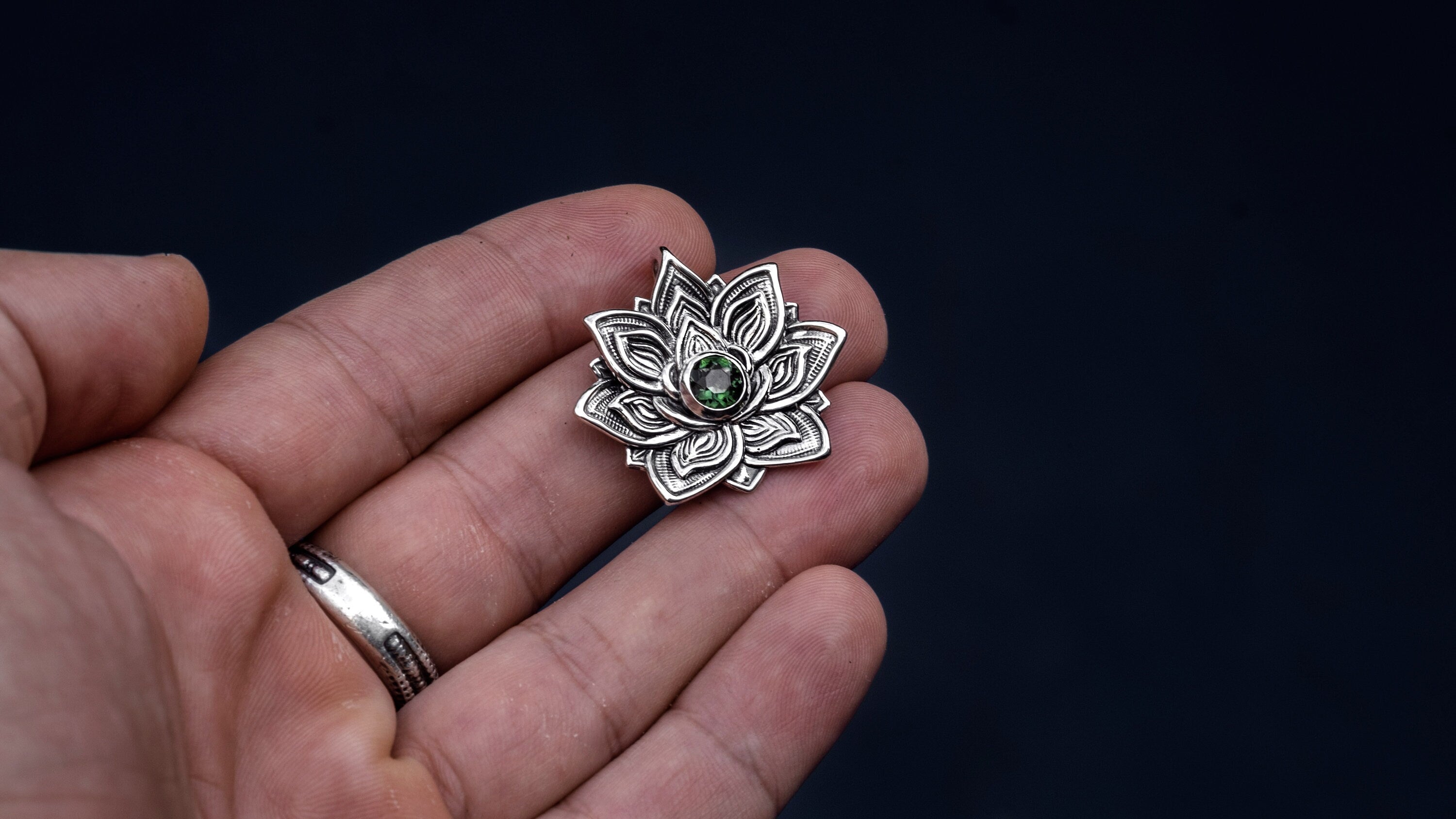 Lotus Flower Pendant