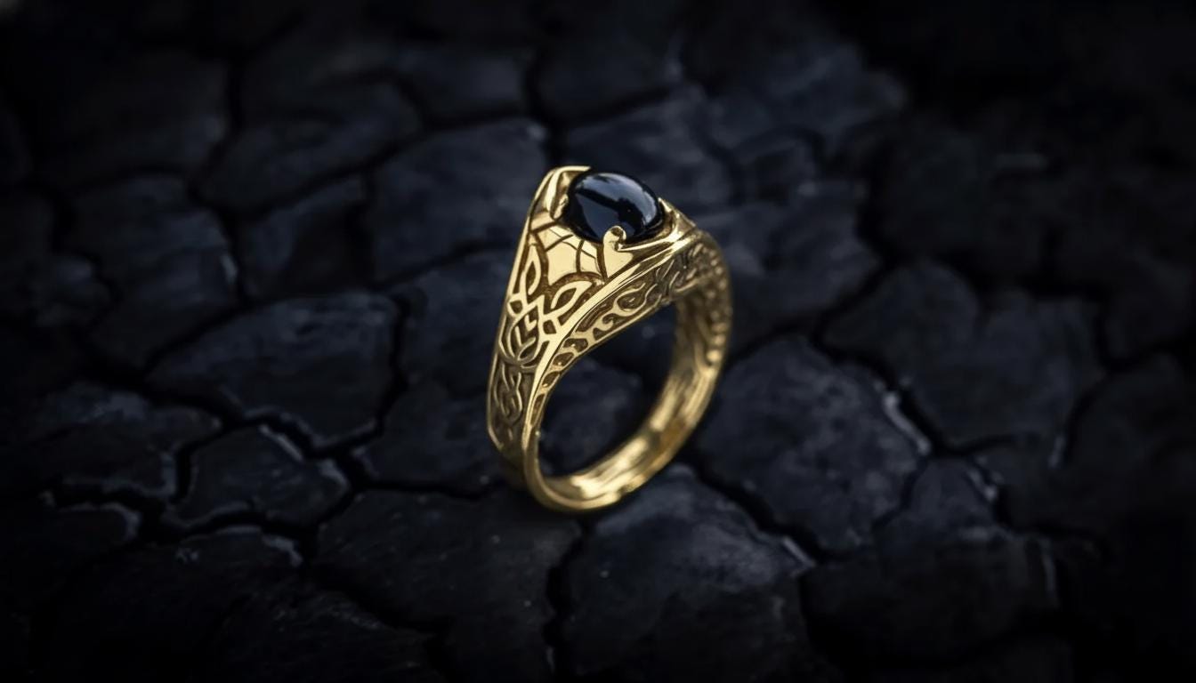 14K Gold Celtic Wedding Ring | Viking-Inspired Gold Jewelry | Unique Celtic Knot Design