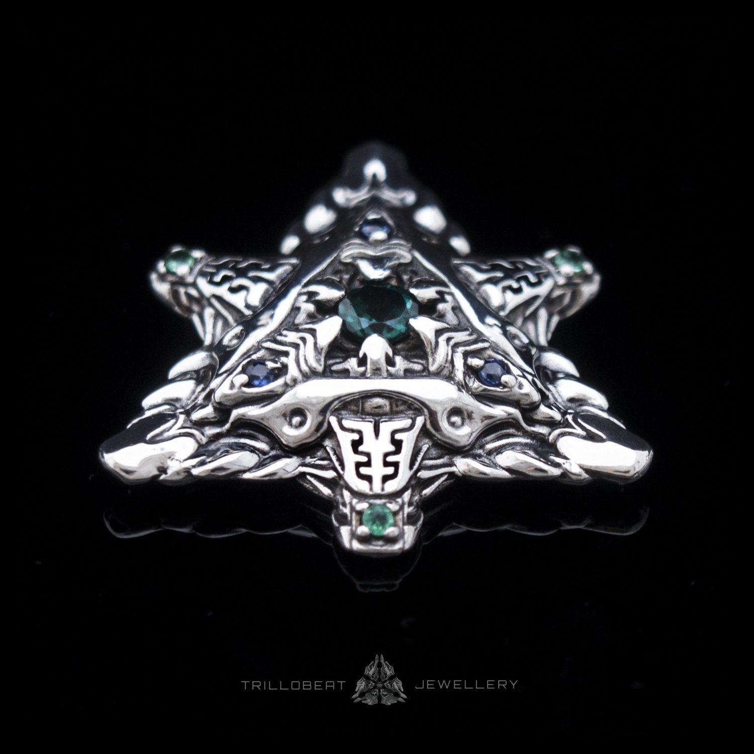 Sacred Geometry Merkaba Pendant 'Stargate'