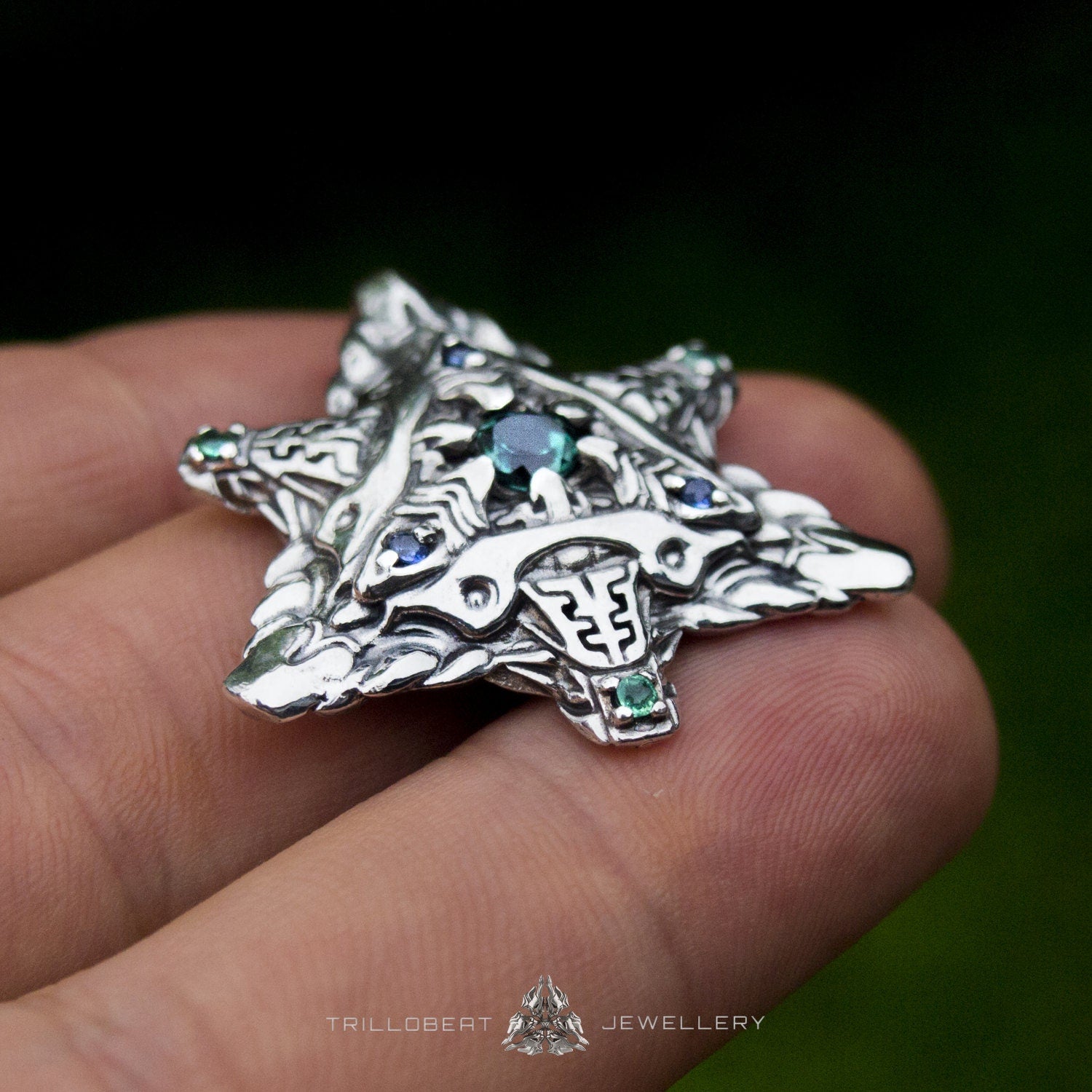 Sacred Geometry Merkaba Pendant 'Stargate'