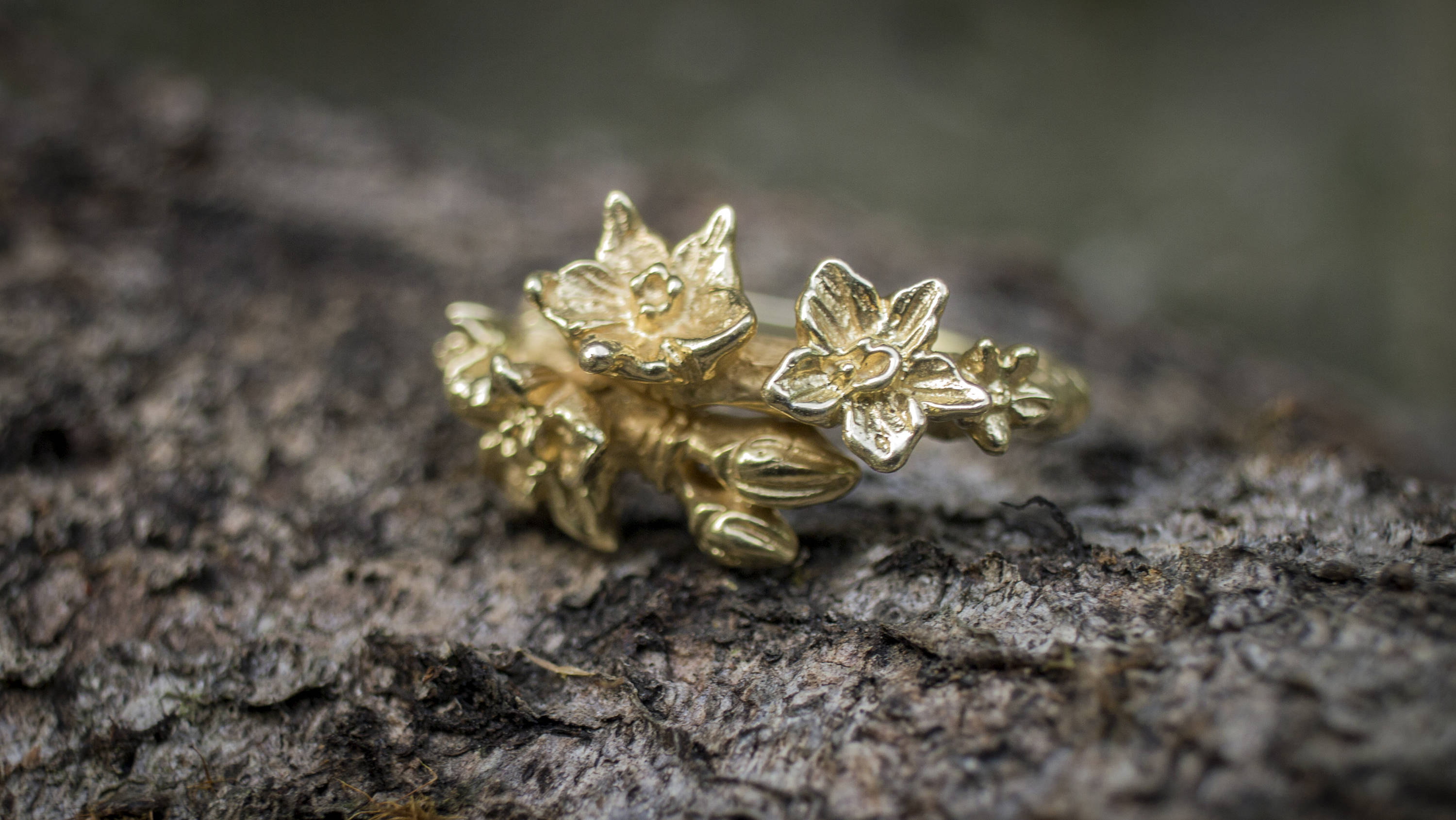 Floral Gold Ring