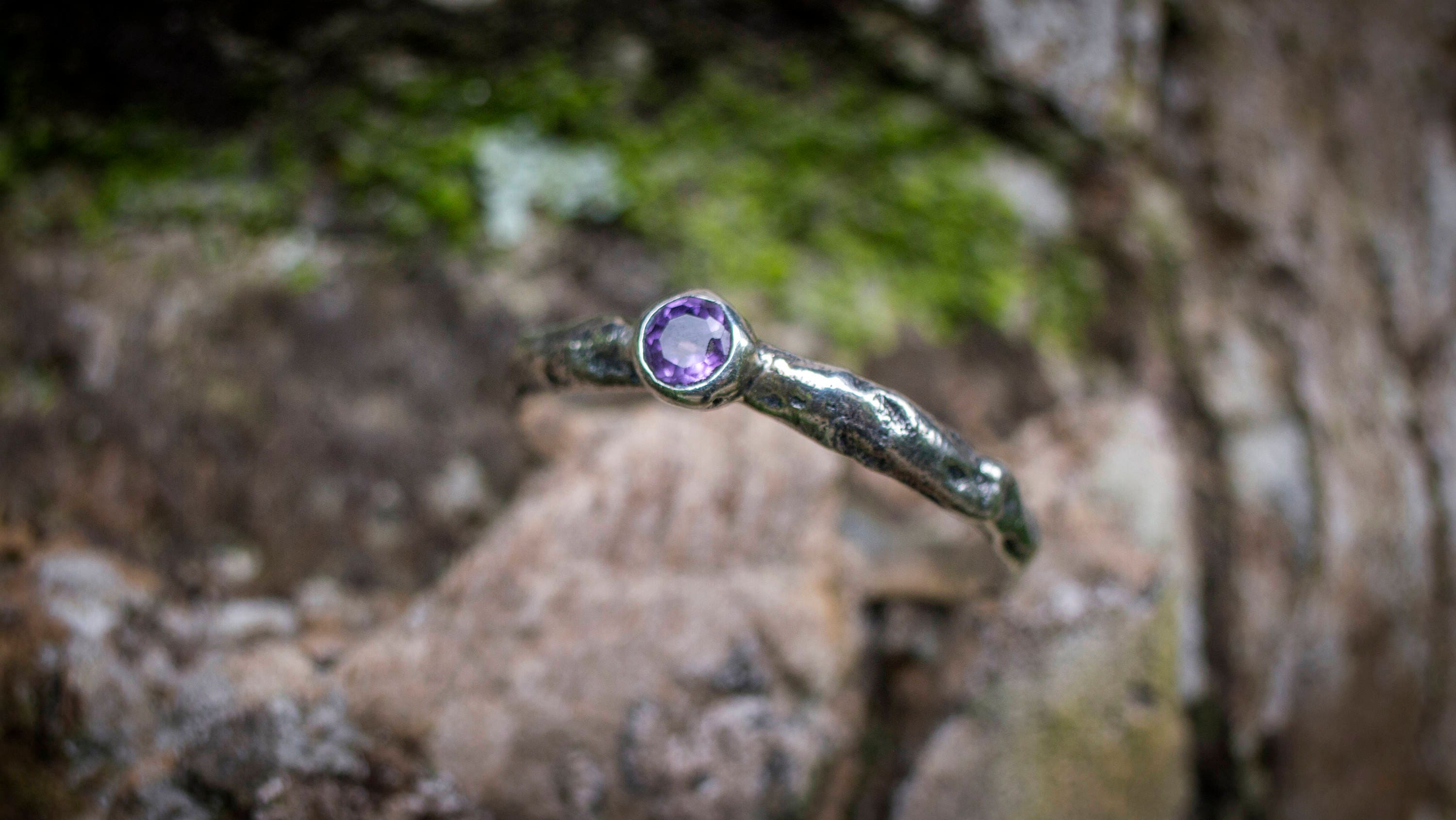 Sterling Silver Twig Ring