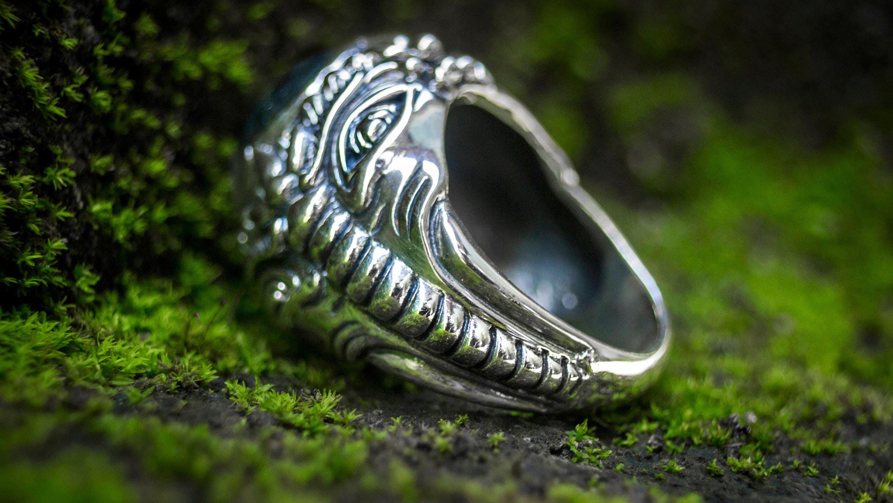 Silver Elephant Ring 'Ganesha'