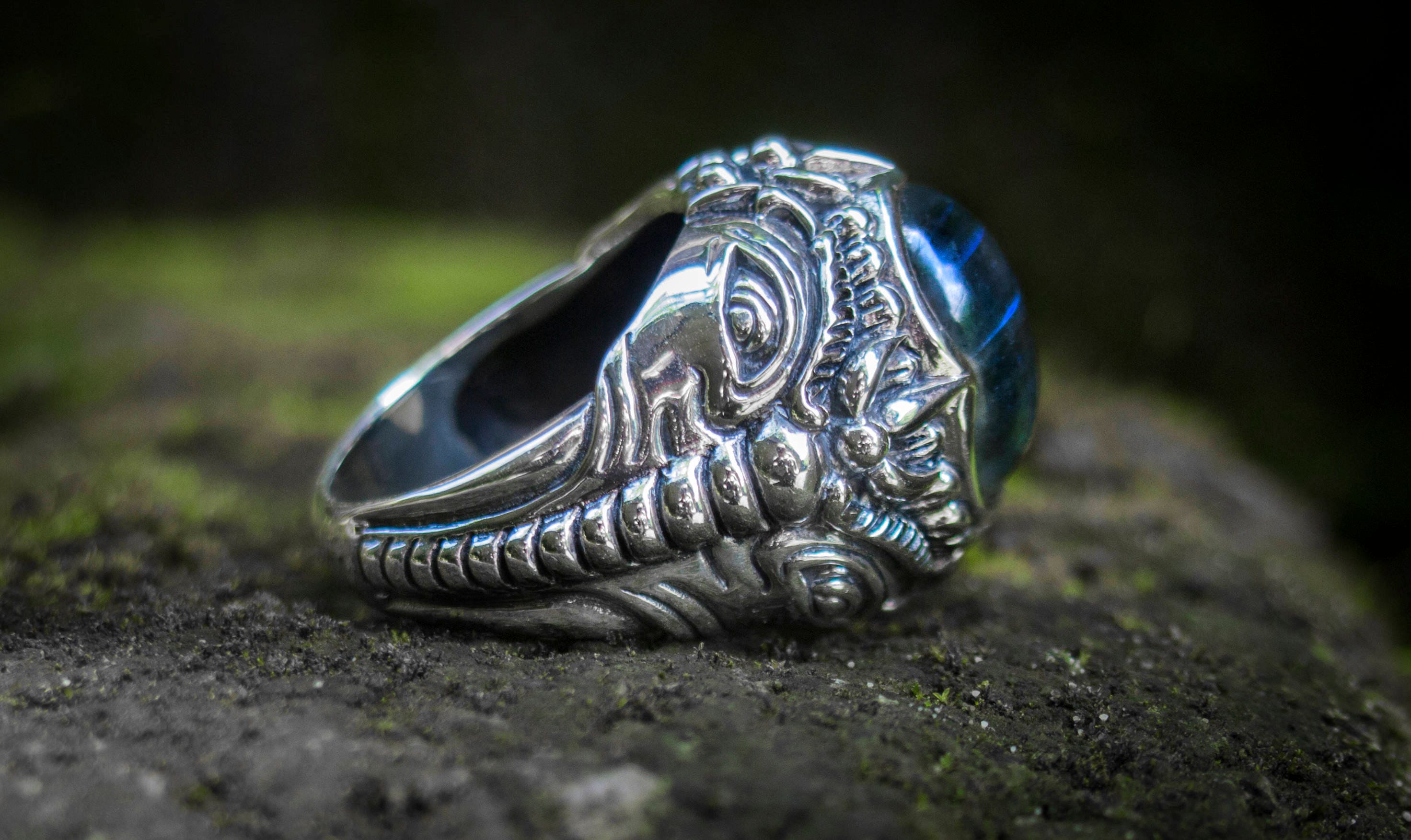 Silver Elephant Ring 'Ganesha'