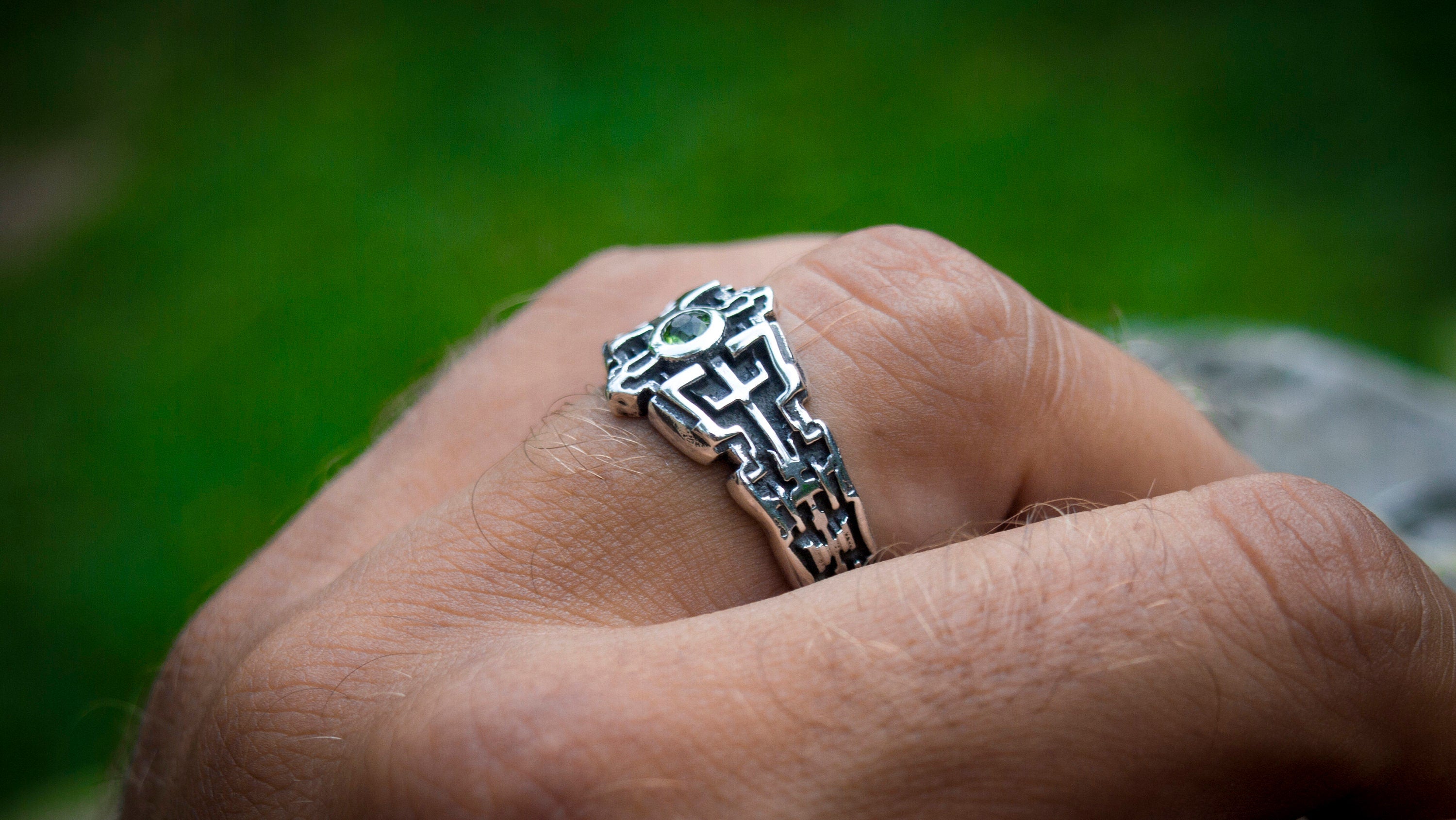 Geek Engagement Ring for Men