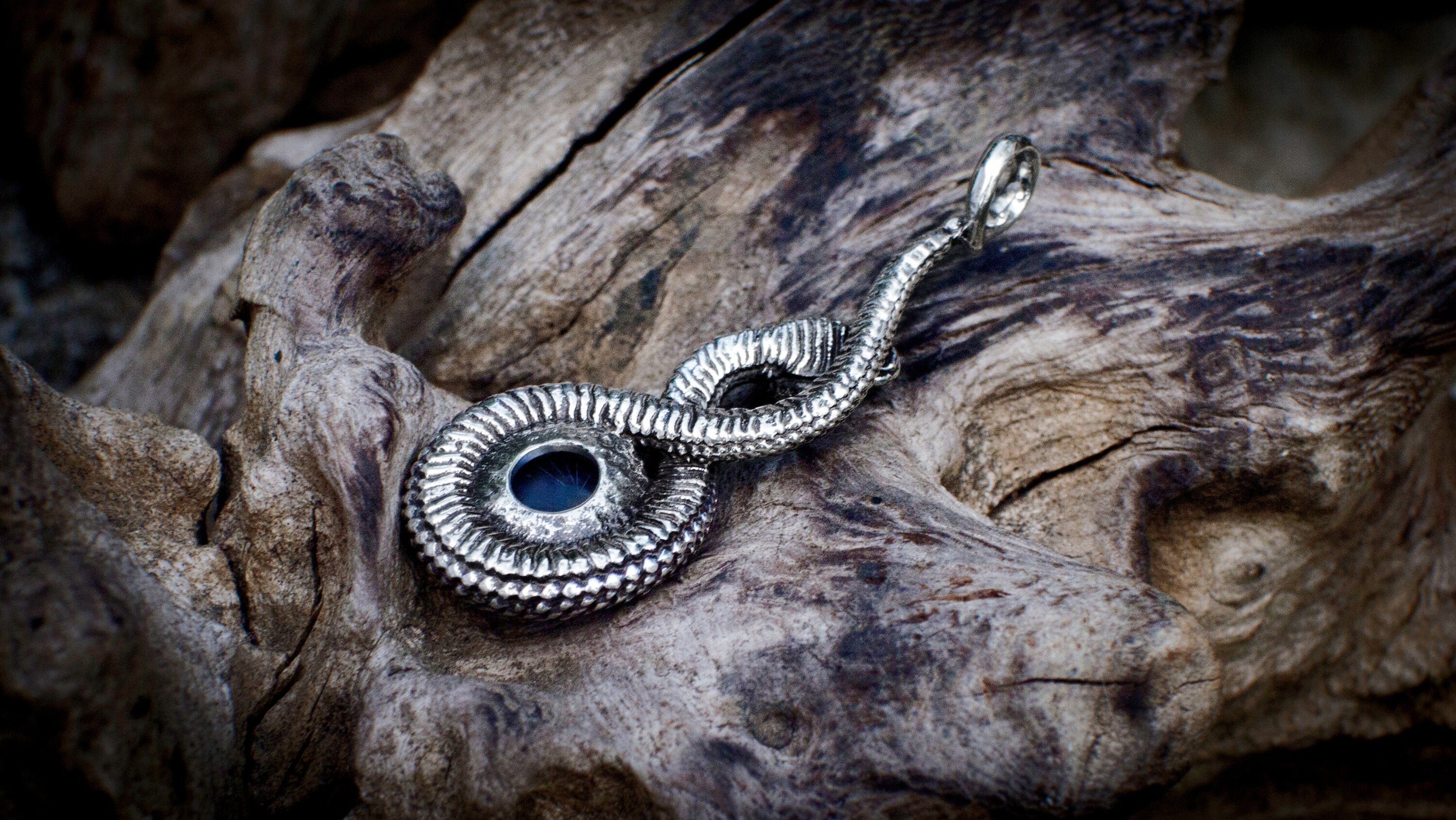 Silver Snake Pendant