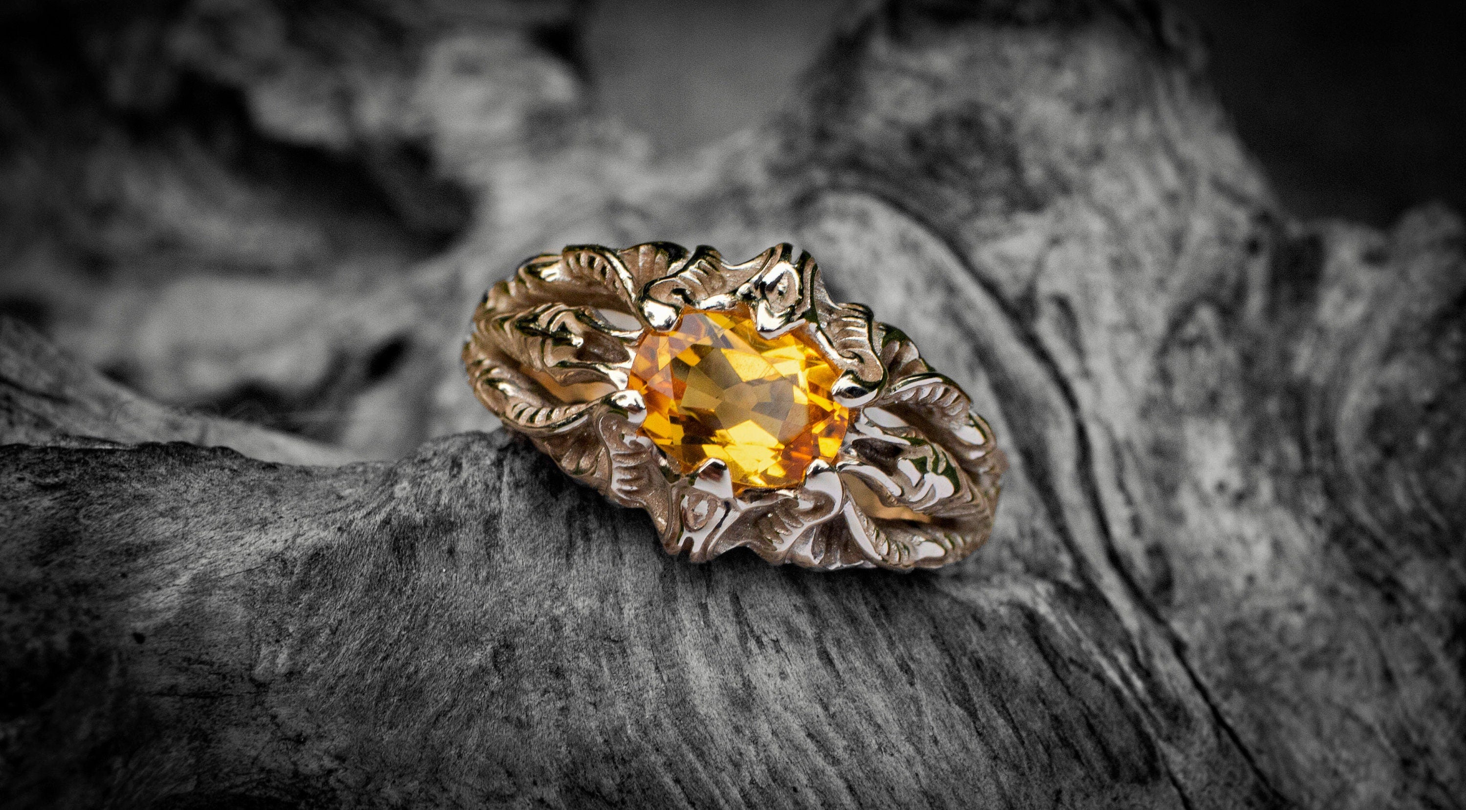 Gold Elven Ring 'Vibra'