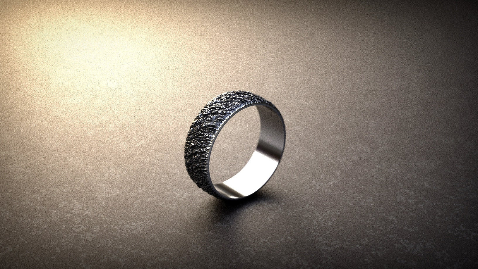 Organic wedding band