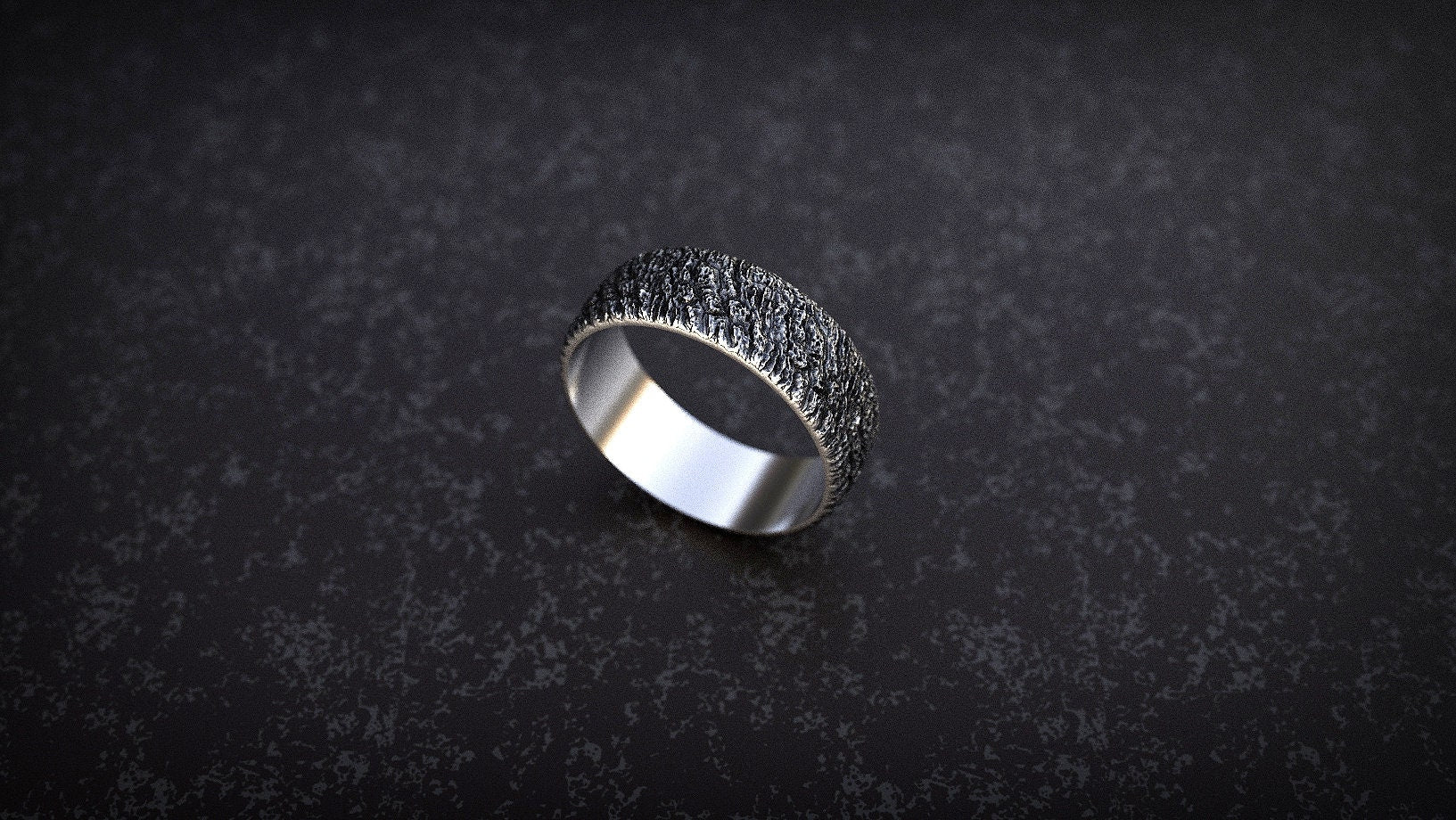 Organic wedding band