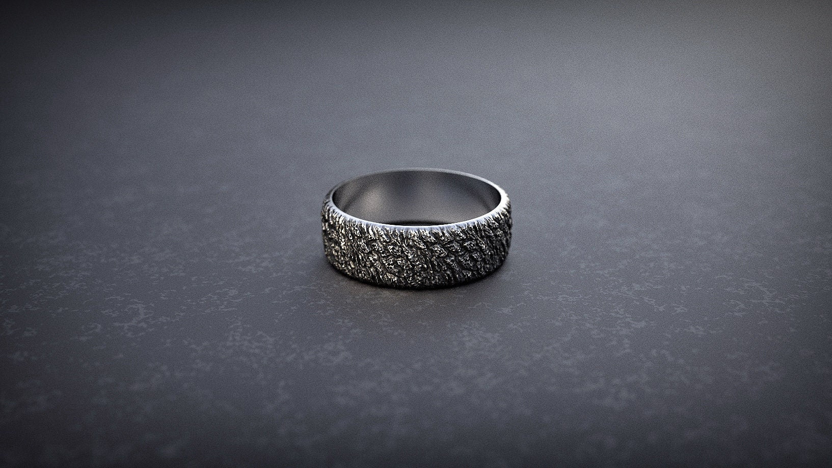 Organic wedding band