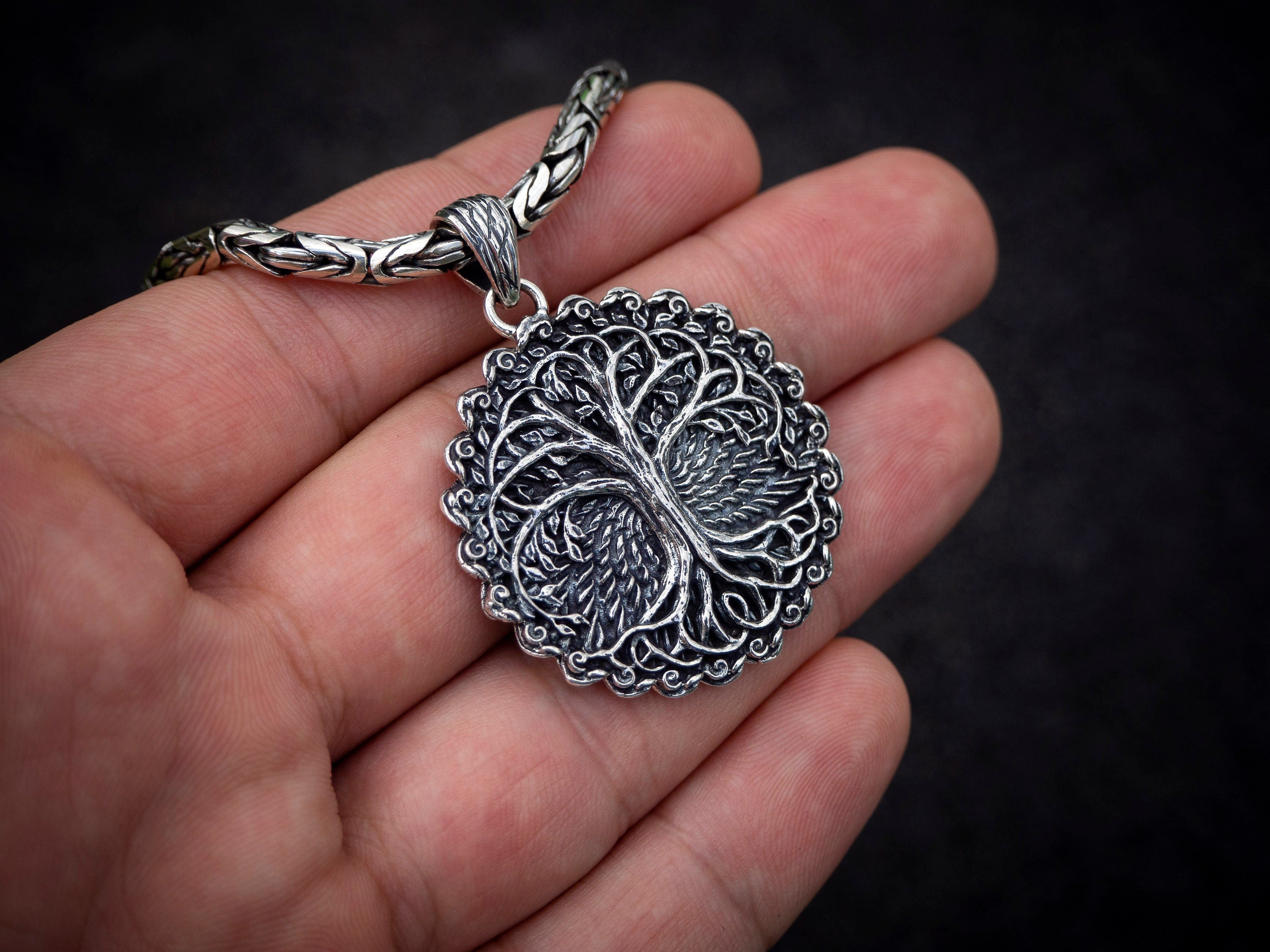 Silver Yggdrasil Necklace