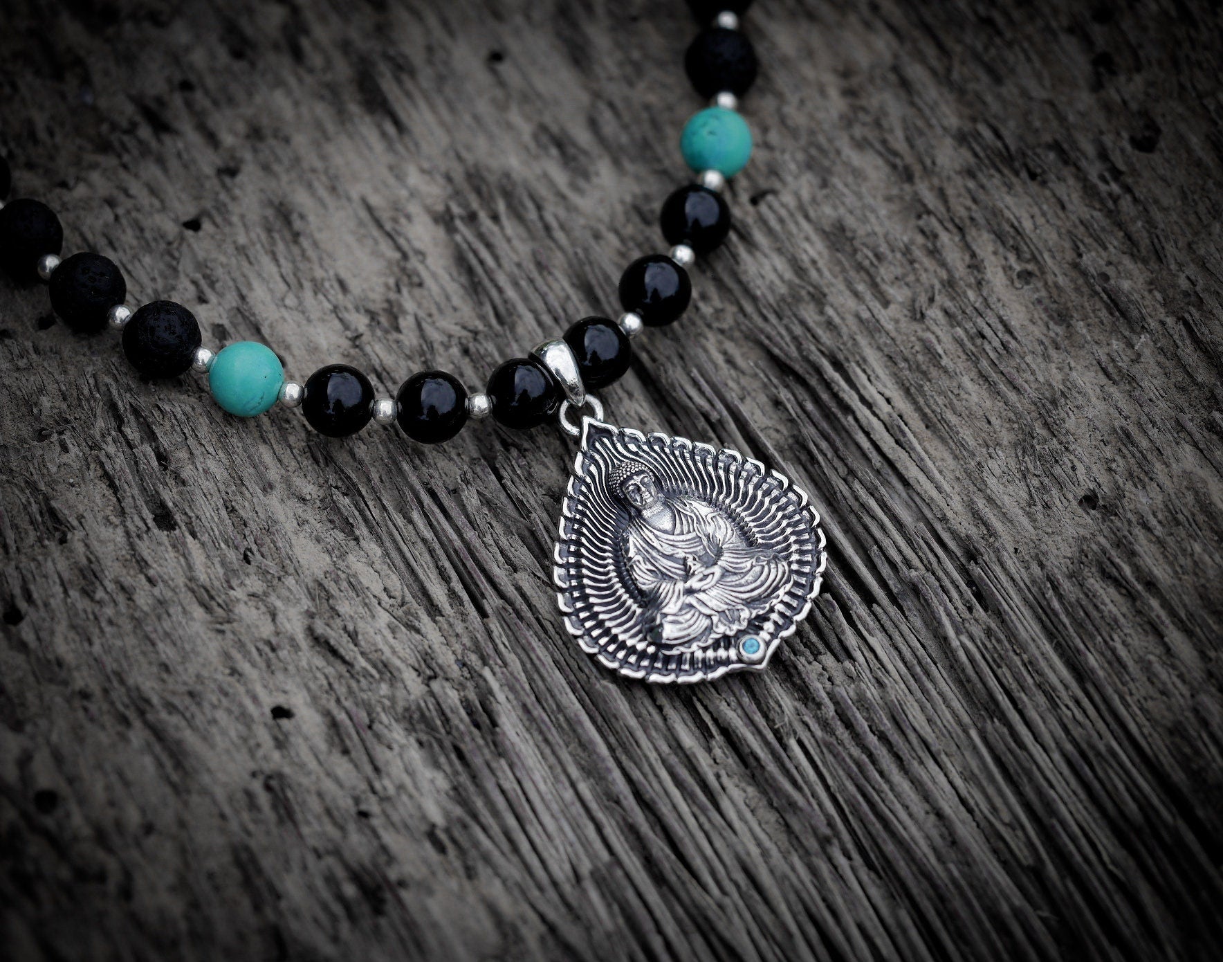 Silver Buddha Necklace