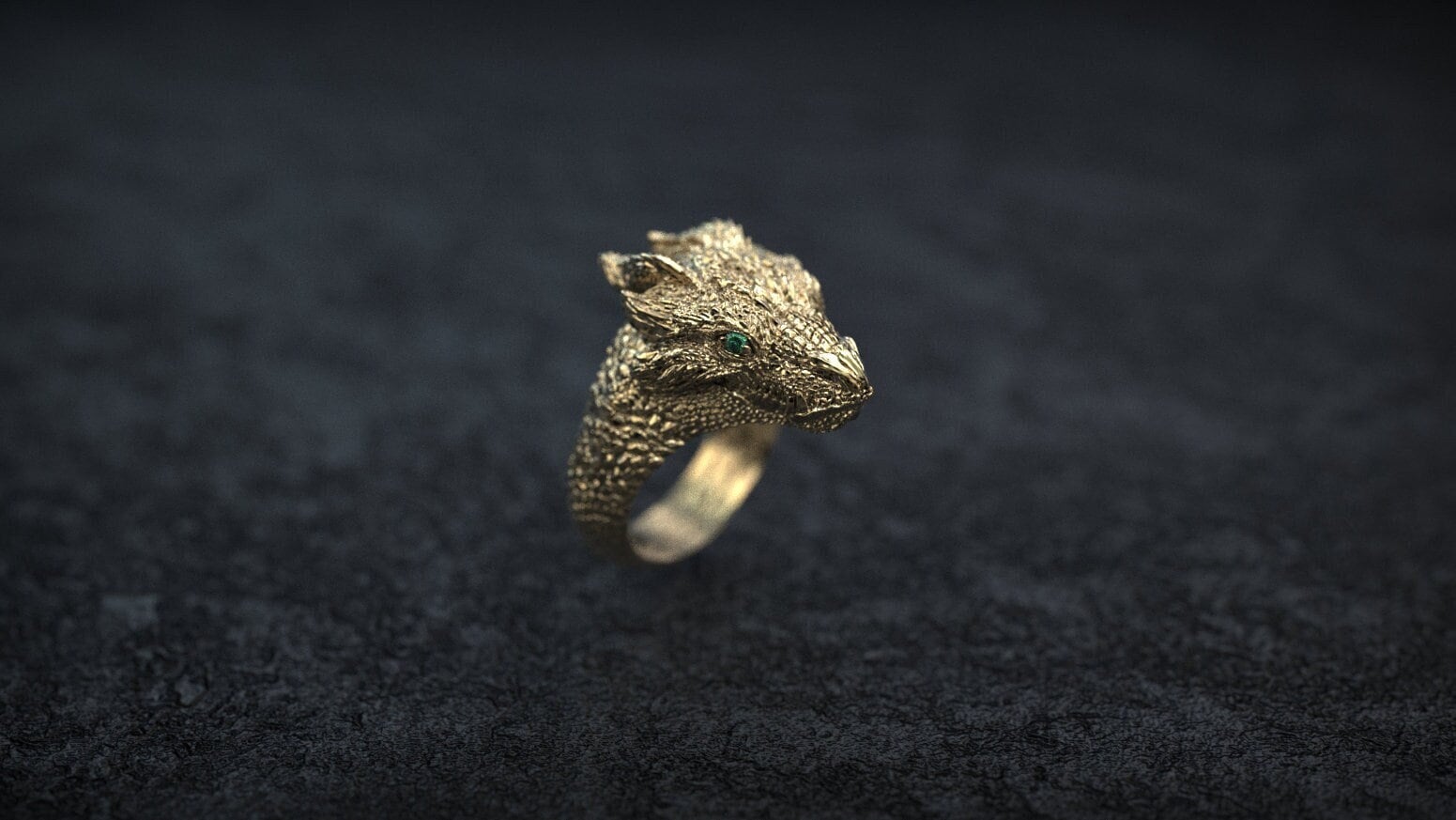 Gold Dragon Ring